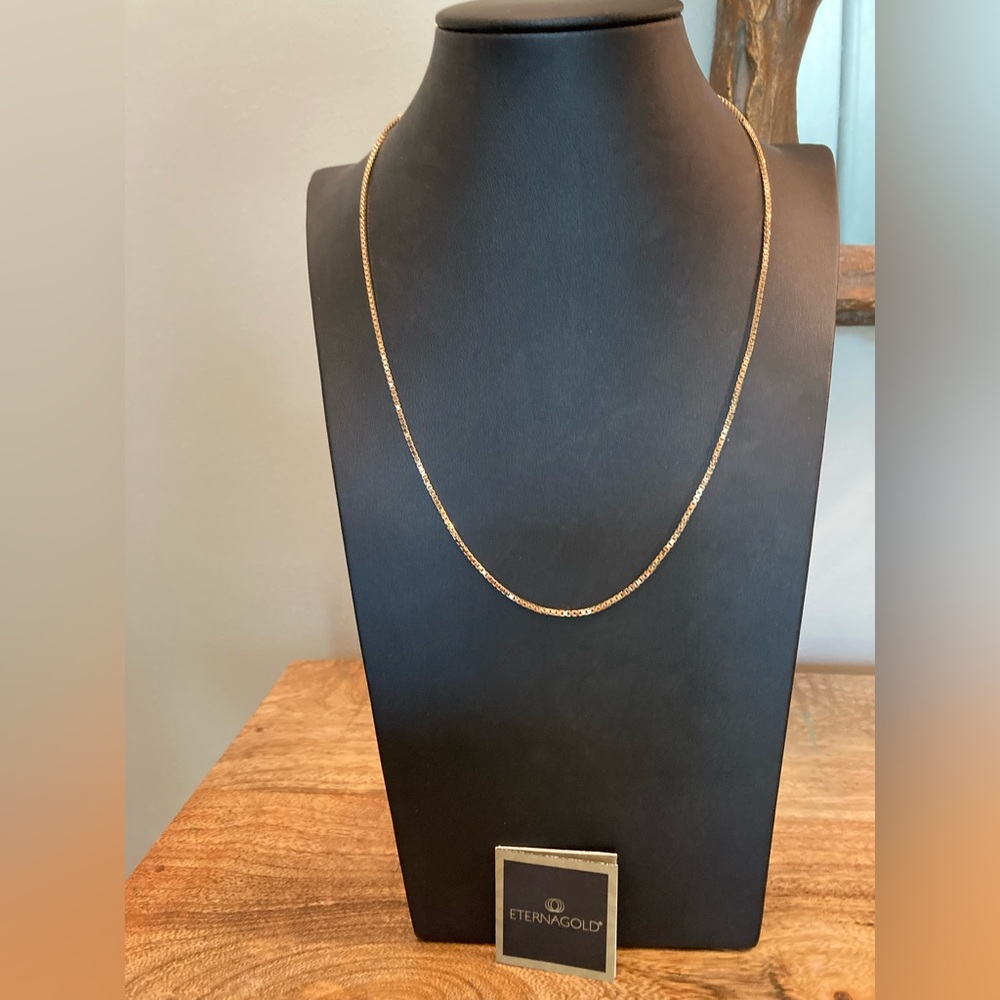 14 Kt Yellow Gold Eternagold Box Chain 20”
